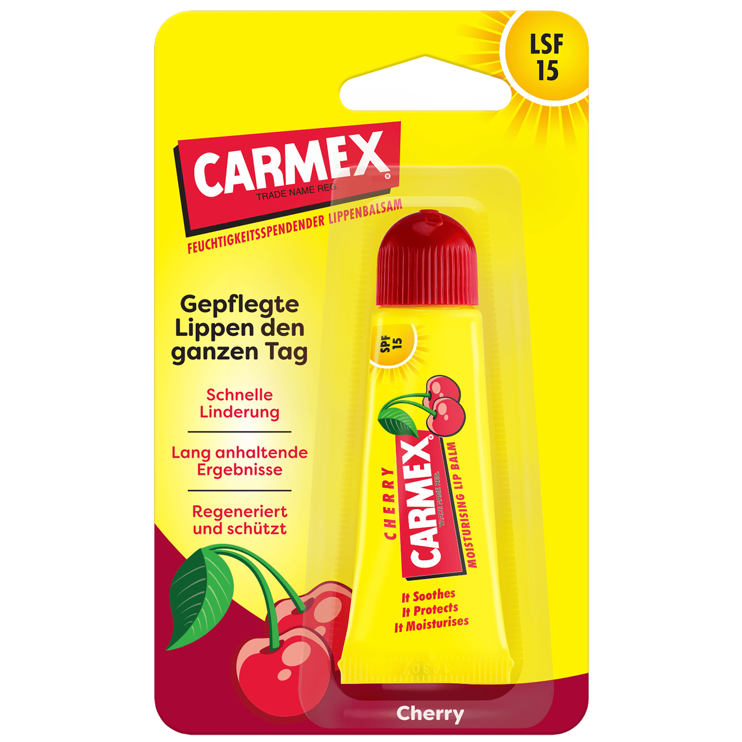 Carmex Health & Beauty Carmex Naturally Stick Berry 12er - Lip Care for Dry Lips