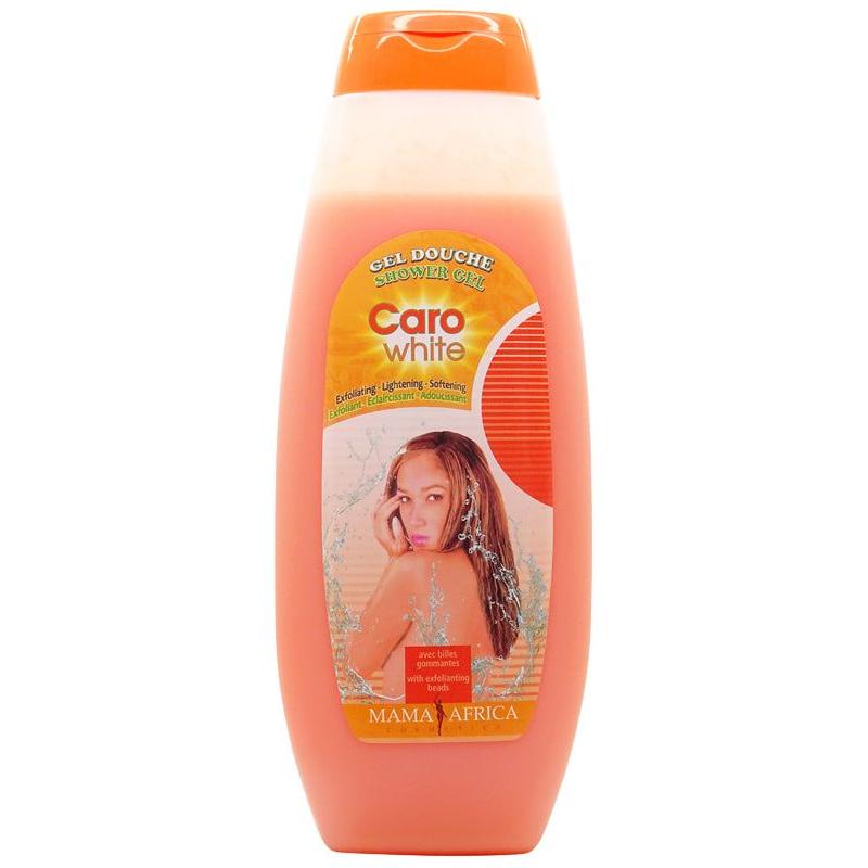 Caro White Shower Gel Exfoliating Lightening Softening 750ml - Gtworld.de