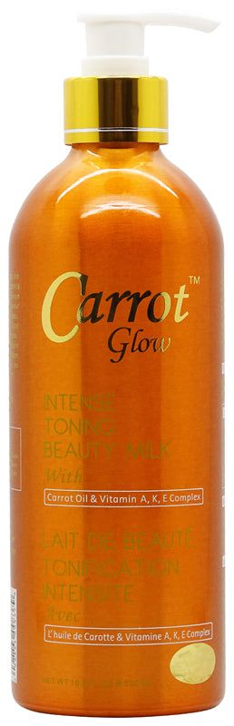 Carrot Glow Intense Toning Beauty Milk with Carrot Oil & Vitamin A,K,E Complex 500ml | gtworld.be 