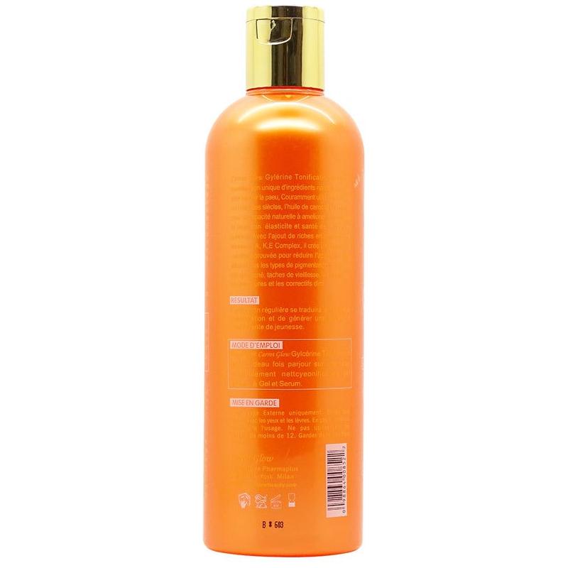 Carrot Glow Health & Beauty Carrot Glow Intense Toning Glycerin with Carrot Oil & A,K,E Complex 500ml