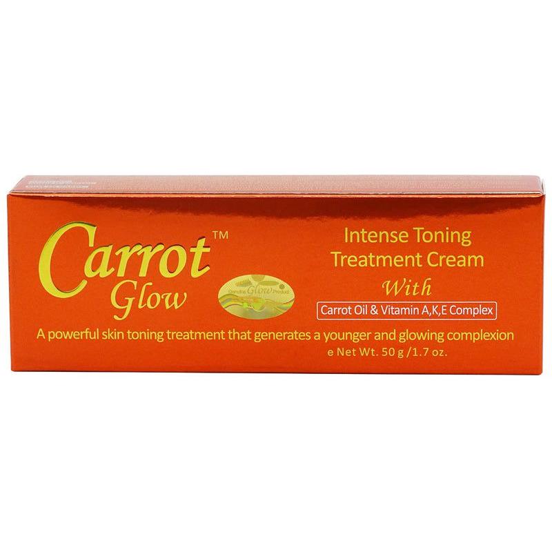 Carrot Glow Health & Beauty Carrot Glow Intense Toning Treatment Cream with Carrot Oil & Vitamin A,K,E Complex 50g