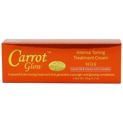 Carrot Glow Intense Toning Treatment Cream with Carrot Oil & Vitamin A,K,E Complex 50g - Gtworld.de