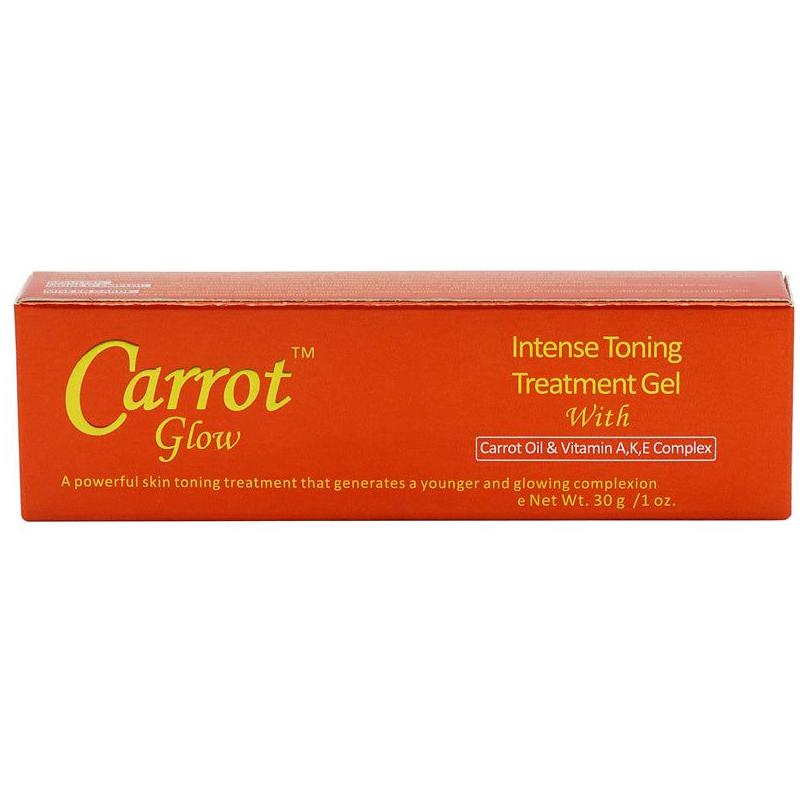 Carrot Glow Intense Toning Treatment Gel with Carrot Oil & Vitamin A,K,E Complex 30g - Gtworld.de