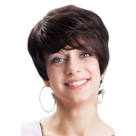 Clair International Clair International Wig Bresilienne Donna 1K Color: Natural, Human Hair