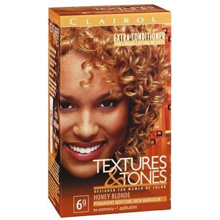 Clairol Health & Beauty Clairol Textures and Tones Hair Color Honey Blonde 6g Clairol Textures and Tones Permanent Moisture-Rich Hair Color