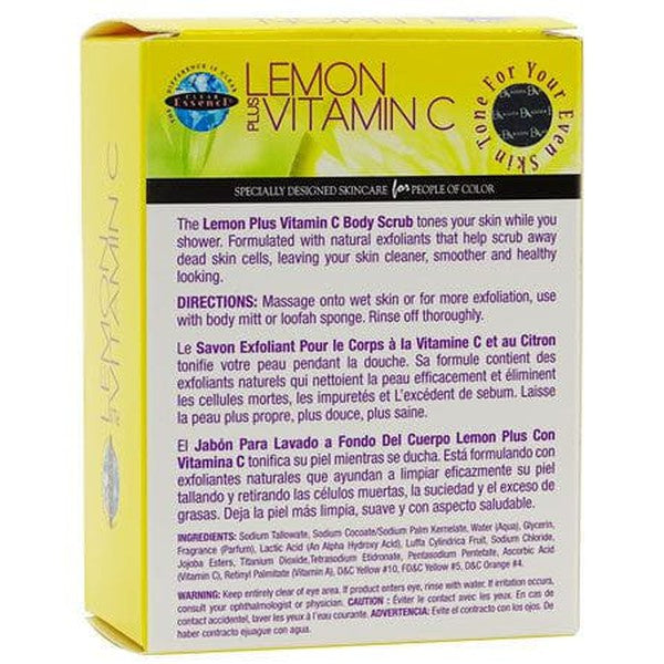 Clear Essence Clear Essence Lemon Plus Vitamin C Body Scrub Bar Soap 150g