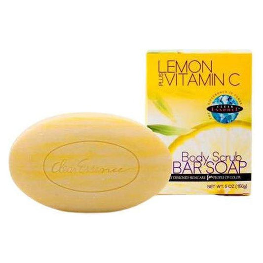 Clear Essence Lemon Plus Vitamin C Body Scrub Bar Soap 150g - Gtworld.de