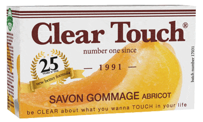 Clear Touch Apricot Peeling Seife 90G | gtworld.be 