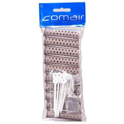 Comair Comair Mesh Rollers Gray 749001 (10 Pcs/Pack)