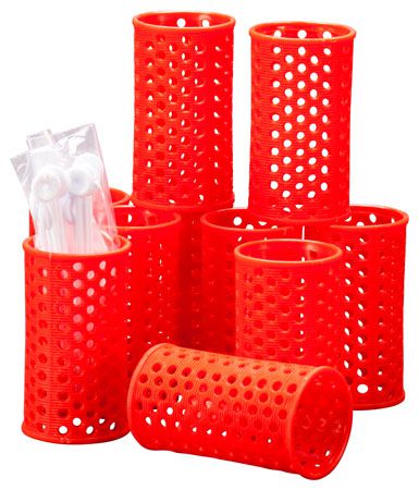 Comair Mesh Rollers Red :3011744 (10 Pcs/Pack) | gtworld.be 