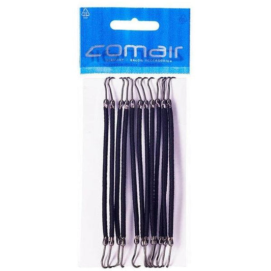 Comair Health & Beauty Hair Clip Comair Plastic Pack 12 Pcs Black 3150163