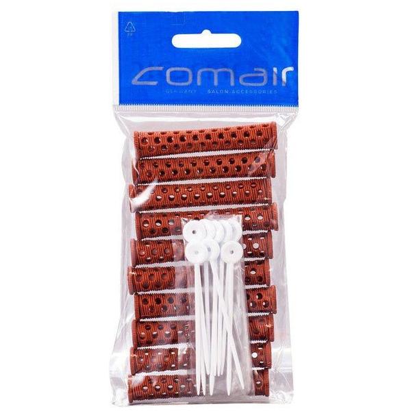 Comair Mesh Rollers Brown 3011737 (Pack of 10) - Gtworld.de