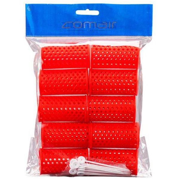 Comair Mesh Rollers Red :3011744 (10 Pcs/Pack) - Gtworld.de