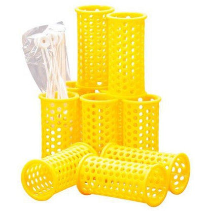 Comair Mesh Rollers Yellow : 3011743 (10 Pcs/Pack) - Gtworld.de