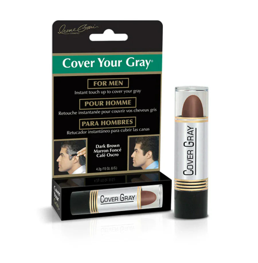 Cover Your Gray Health & Beauty Dark Brown Cover Your Gray - Bâtonnet de retouche pour hommes