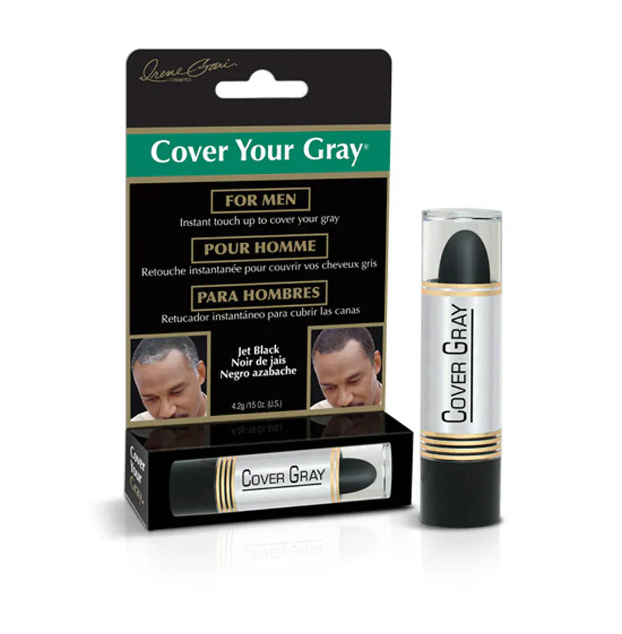 Cover Your Gray Health & Beauty Jet Black Cover Your Gray - Bâtonnet de retouche pour hommes
