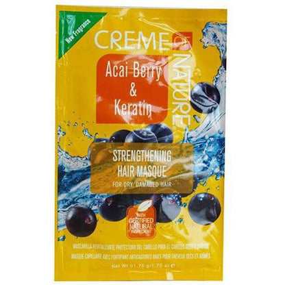 Creme of Nature Acai Berry&Keratin Strengthening Hair Masque 51,75g - Gtworld.de