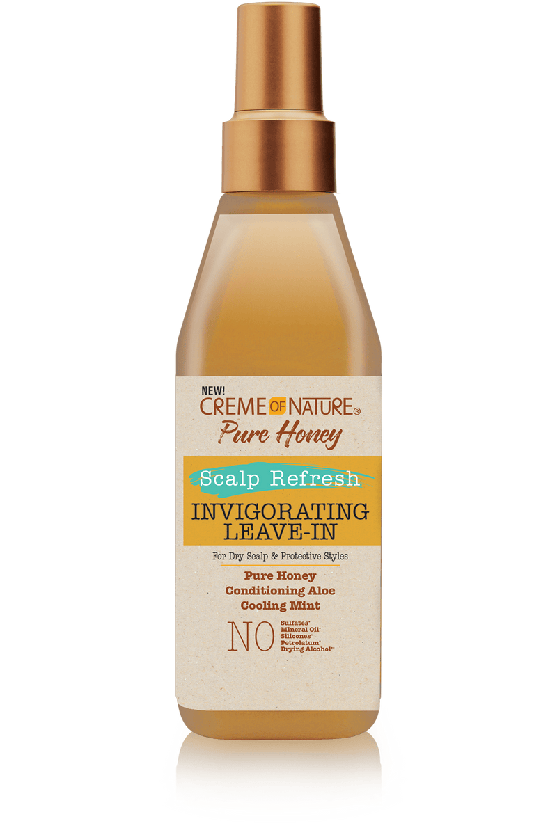 Creme of Nature Pure Honey Scalp Refresh Invigorating Leave-In 236ml | gtworld.be 