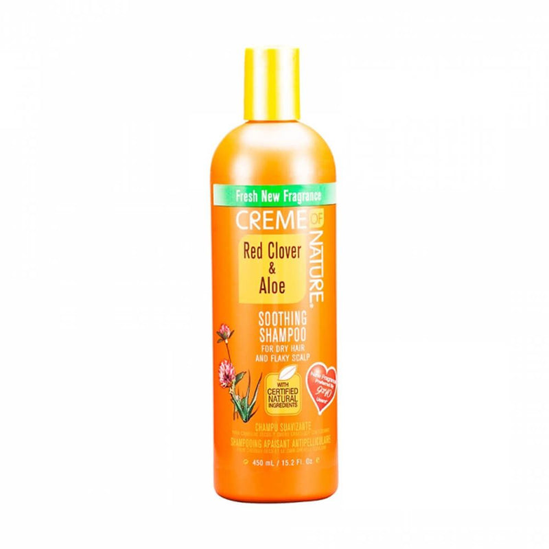Creme Of Nature Red Clover & Aloe Soothing Shampoo For Dry Hair And Flaky Scalp 450Ml | gtworld.be 