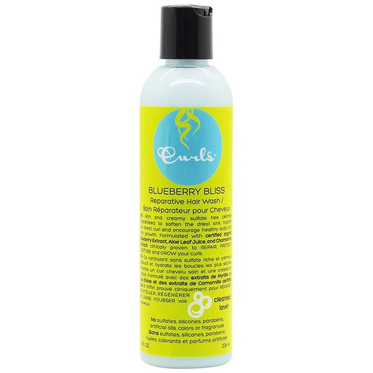 Curls Blueberry Bliss Reparative Hair Wash 236ml | gtworld.be 