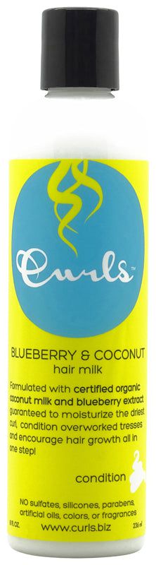 Curls Blueberry & Coconut Hair Milk 236ml | gtworld.be 
