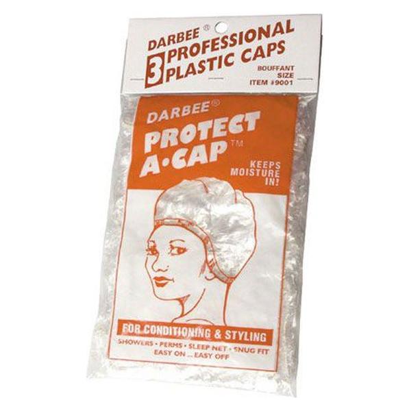 Darbee Health & Beauty Darbee Plastic EZ Fit Cap 3/Pk Clear