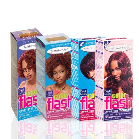 Dark and Lovely Soft Sheen-Carson Color Flash Vibrant Color Mousse 1.76 oz | gtworld.be 