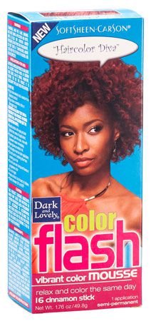 Dark and Lovely Soft Sheen-Carson Color Flash Vibrant Color Mousse 1.76 oz | gtworld.be 