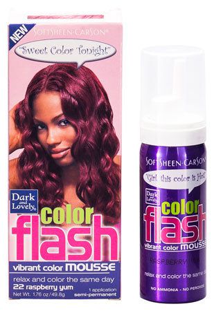 Dark and Lovely Soft Sheen-Carson Color Flash Vibrant Color Mousse 1.76 oz | gtworld.be 