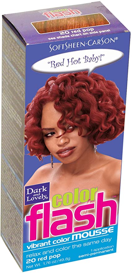 Dark and Lovely Soft Sheen-Carson Color Flash Vibrant Color Mousse 1.76 oz | gtworld.be 