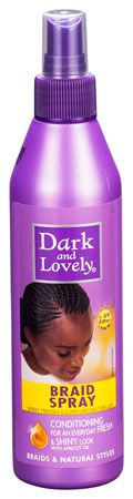 Dark & Lovely Braid Spray for Braids & Natural styles 250ml | gtworld.be 