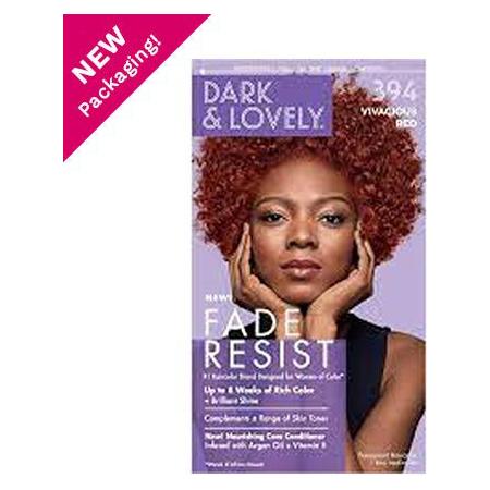 Dark and Lovely Health & Beauty 394 Vivacious Red Dark and Lovely Soft Sheen-Carson Fade Resist Rich Conditioning Color