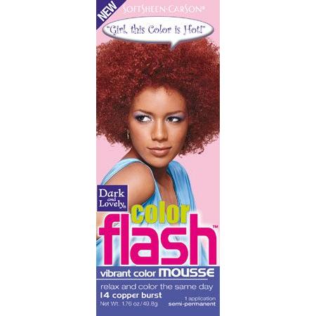 Dark and Lovely Health & Beauty Dark and Lovely Soft Sheen-Carson Color Flash Vibrant Color Mousse 1.76 oz