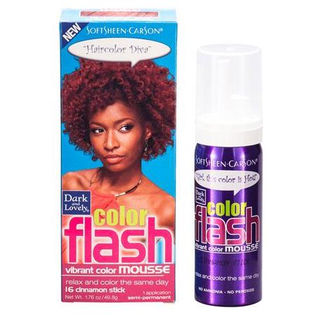 Dark and Lovely Health & Beauty Dark and Lovely Soft Sheen-Carson Color Flash Vibrant Color Mousse 1.76 oz