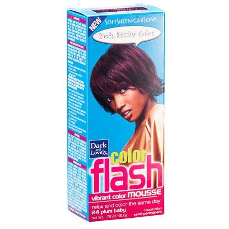 Dark and Lovely Health & Beauty Dark and Lovely Soft Sheen-Carson Color Flash Vibrant Color Mousse 1.76 oz