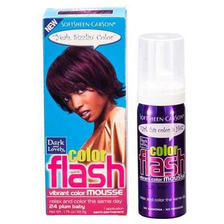 Dark and Lovely Health & Beauty Dark and Lovely Soft Sheen-Carson Color Flash Vibrant Color Mousse 1.76 oz