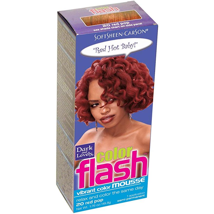 Dark and Lovely Health & Beauty Dark and Lovely Soft Sheen-Carson Color Flash Vibrant Color Mousse 1.76 oz