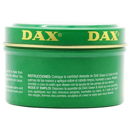 DAX Green and Gold Hair Wax 99g | gtworld.be 