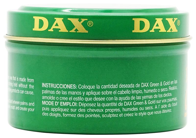 DAX Green and Gold Hair Wax 99g | gtworld.be 