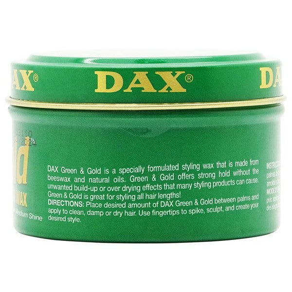 DAX Green and Gold Hair Wax 99g | gtworld.be 