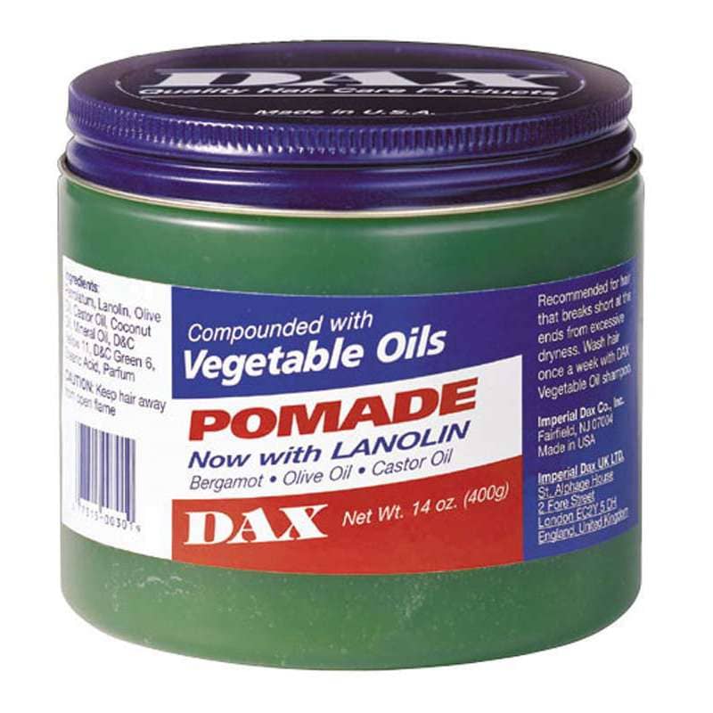DAX Vegetable Oils POMADE Now with LANOLIN 400g | gtworld.be 