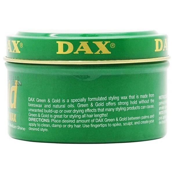 DAX Health & Beauty DAX Green and Gold Hair Wax 99g