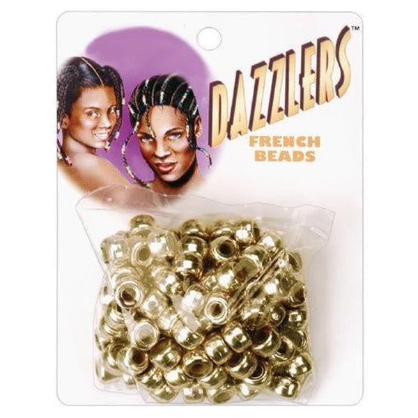 Dazzlers Health & Beauty Dazzlers French Beads Gold 100Psc.