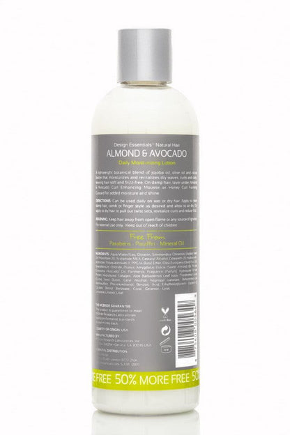 Design Essentials Almond & Avocado Daily Feuchthalte-Lotion 12oz | gtworld.be 