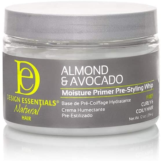 Design Essentials Almond & Avocado Moisture Primer Pre-Styling Whip 12oz | gtworld.be 