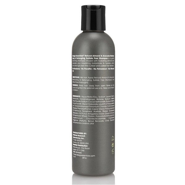 Design Essentials Design Essentials Natural Almond & Avocado Moisturizing & Detangling Sulfate Free Shampoo 237ml