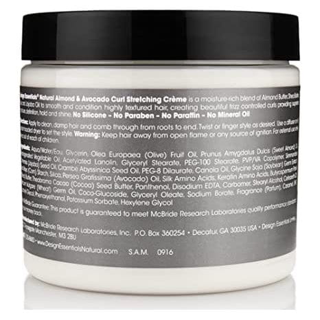 Design Essentials Health & Beauty Design Essentials Almond & Avocado Curl Stretching Cream 16oz