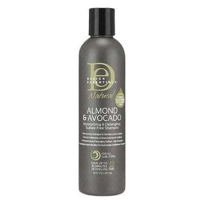 Design Essentials Natural Almond & Avocado Moisturizing & Detangling Sulfate Free Shampoo 237ml - Gtworld.de