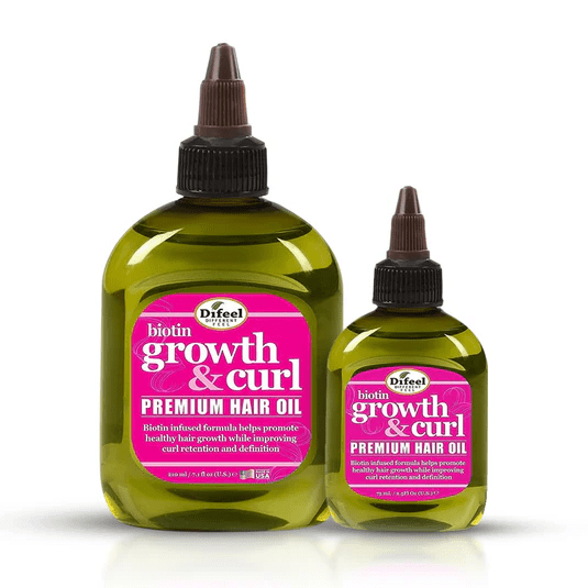 DiFeel Difeel Growth and Curl Biotin Premium Hair Oil 75ml / 210ml