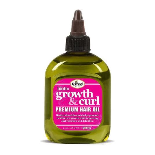 Difeel Growth and Curl Biotin Premium Hair Oil 75ml / 210ml - Gtworld.de